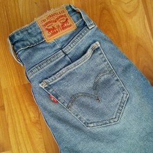 Super skinny seamed levis